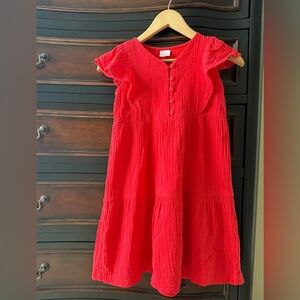 Hanna Andersson Girls dress. Size 6-7